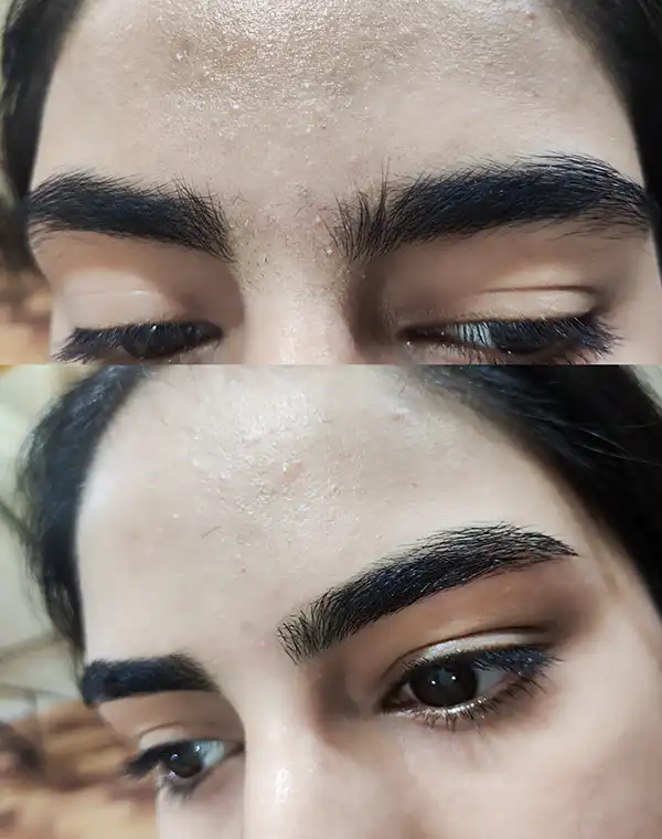 اصلاح و آموزش ابرو - راضیه الهامیان