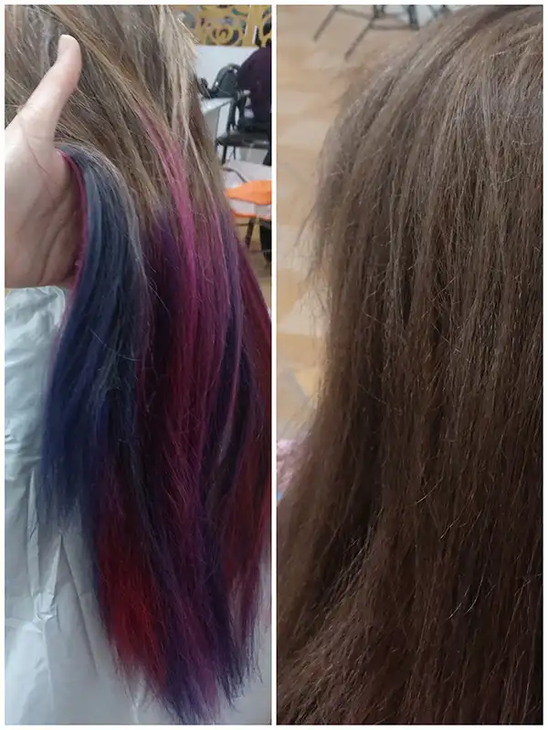 رنگ و لایت - خدمات مو -راضیه الهامیان