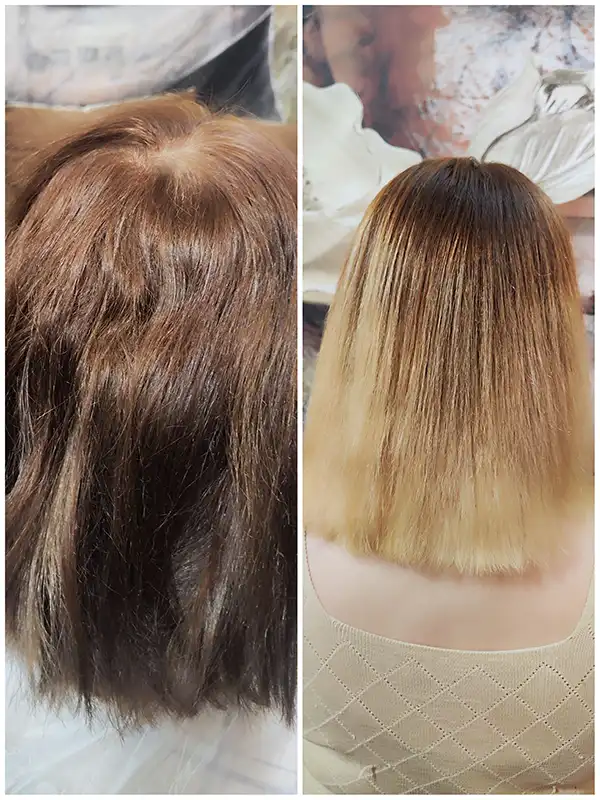 رنگ و لایت - خدمات مو -راضیه الهامیان